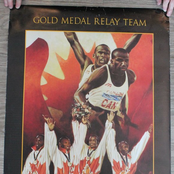 Gold Medal Relay Team (Bruny Surin/Glenroy Gilbert/Donovan Bailey/Robert Esmie) - Picture 2 of 11